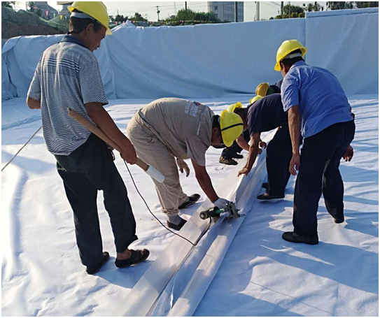 香蕉视频污版91香蕉视频下载地址膜在環衛固廢垃圾填埋場應用反饋